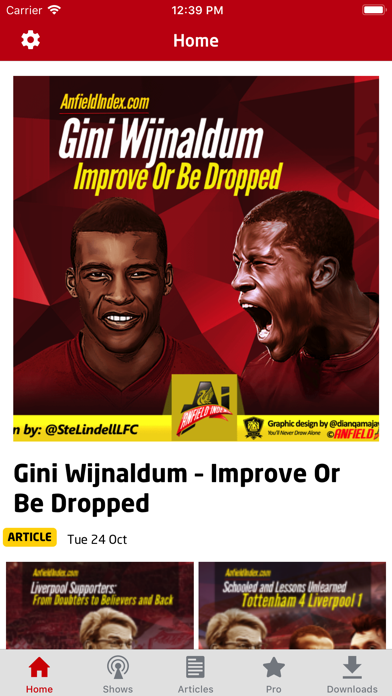 Screenshot #1 pour Anfield Index Channel