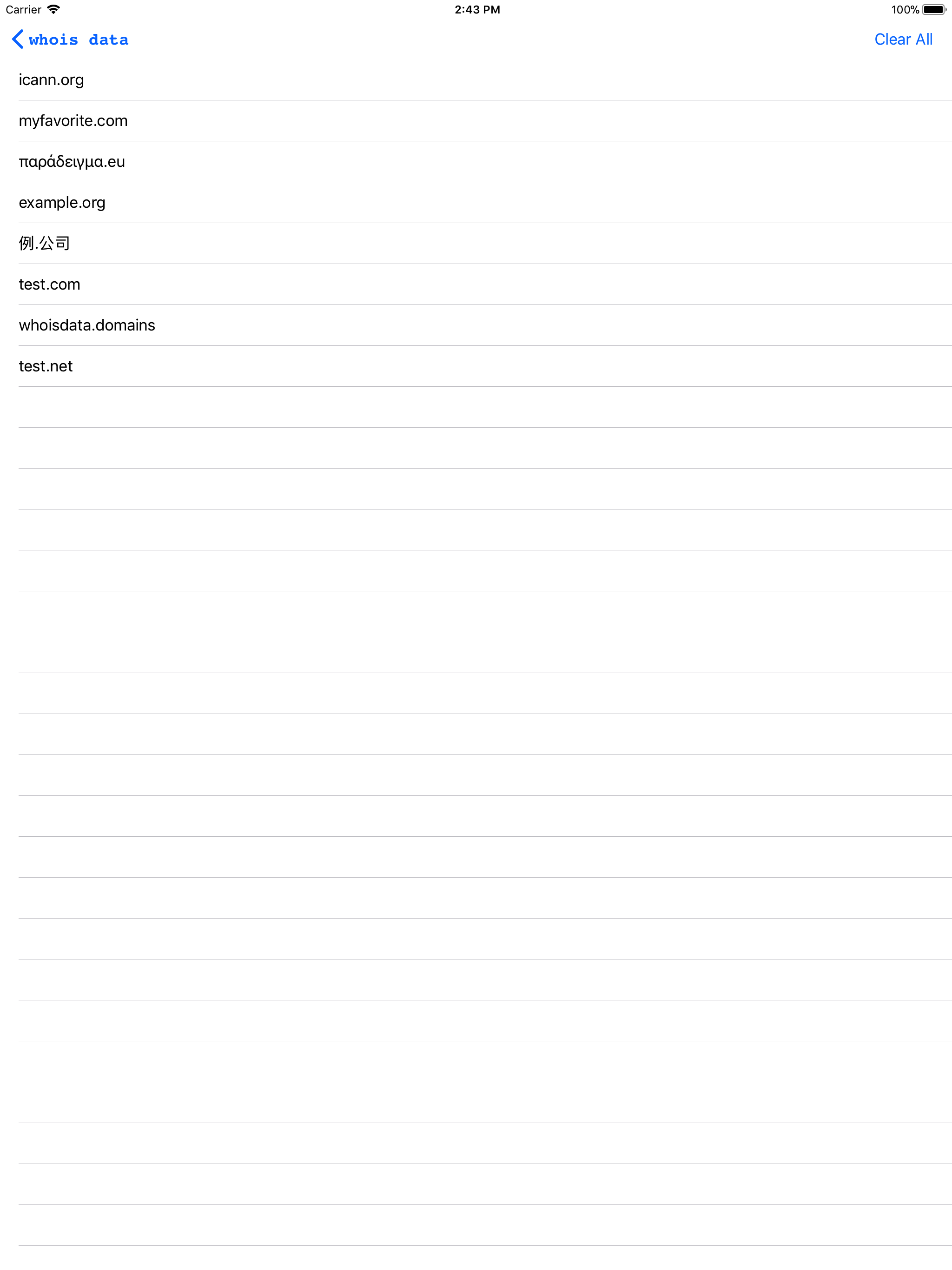 Whois Data