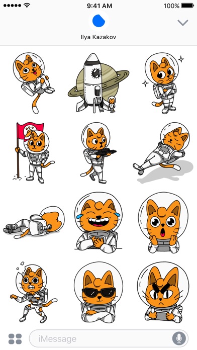 Cosmo Cat Stickers screenshot 2