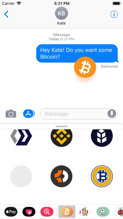 Bitcoin Crypto Stickers BTC
