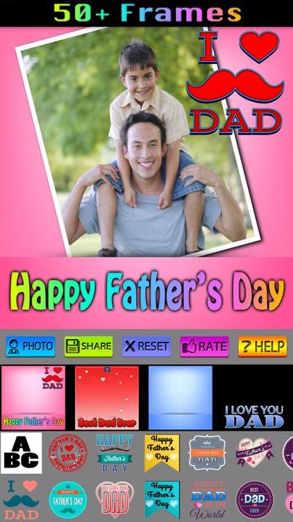 Happy Father’s Day Frames