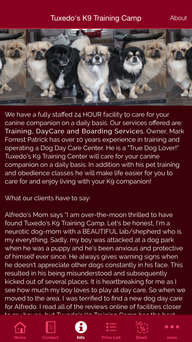 Tuxedo's K9 Training Camp screenshot 2