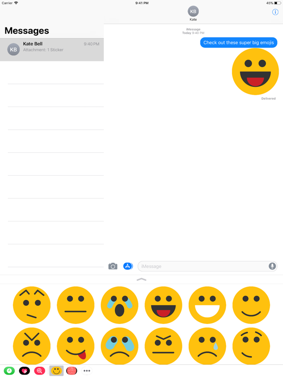 Screenshot #4 pour Super Big Emojis