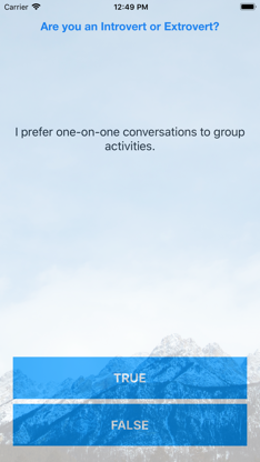 Introvert or Extrovert Quiz! screenshot 1