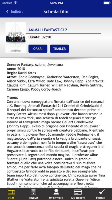 Screenshot #3 pour Webtic MyCityplex Cinema