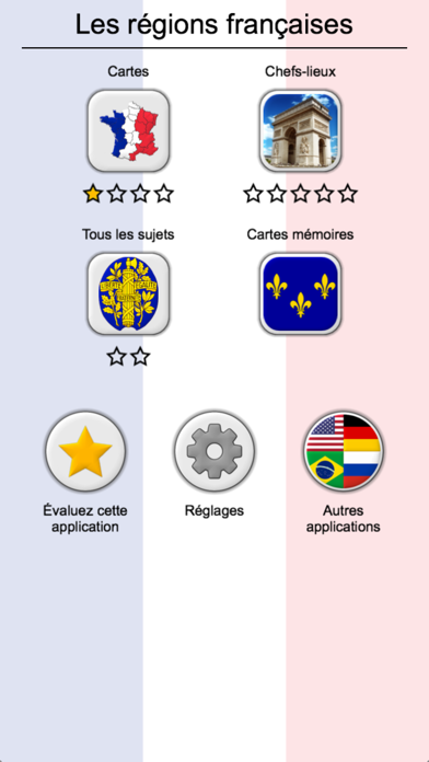Screenshot #3 pour Les régions françaises - Quiz