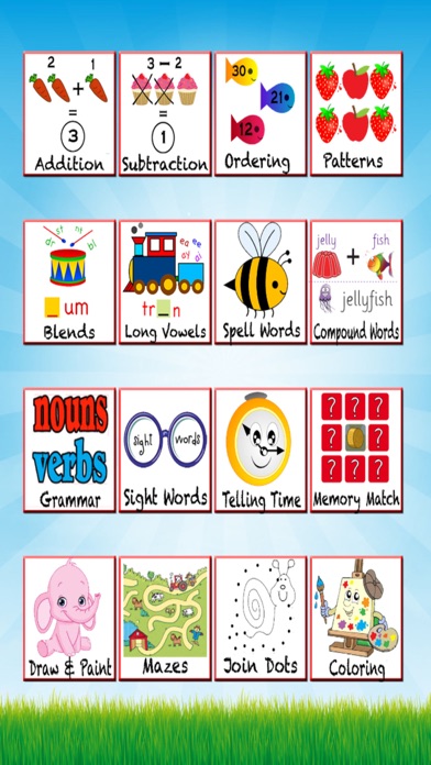 Fun Math & Reading Learning Games for Kids Age 6-8のおすすめ画像1