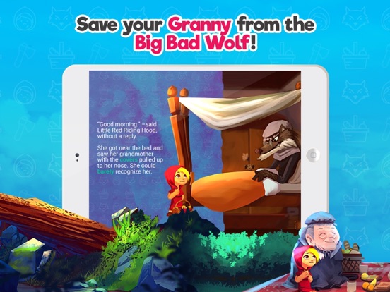 Red Riding Hood Storybook tale iPad screenshot