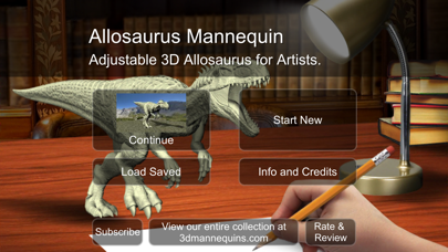 How to cancel & delete Allosaurus Mannequin from iphone & ipad 1