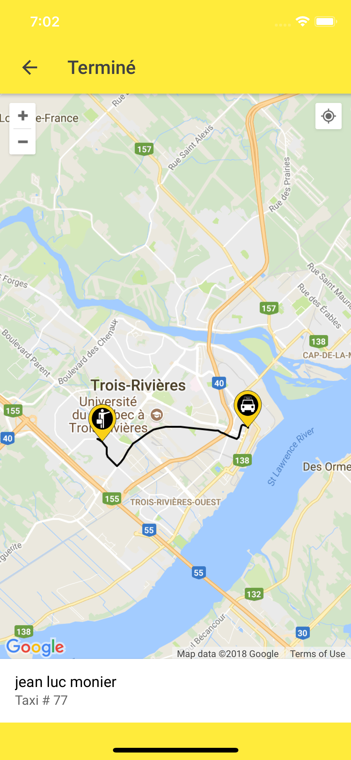 Taxi COOP Trois-Rivieres screenshot 3