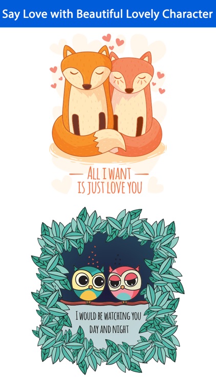 Love Quotes with Lovely & Romantic Animal Couple