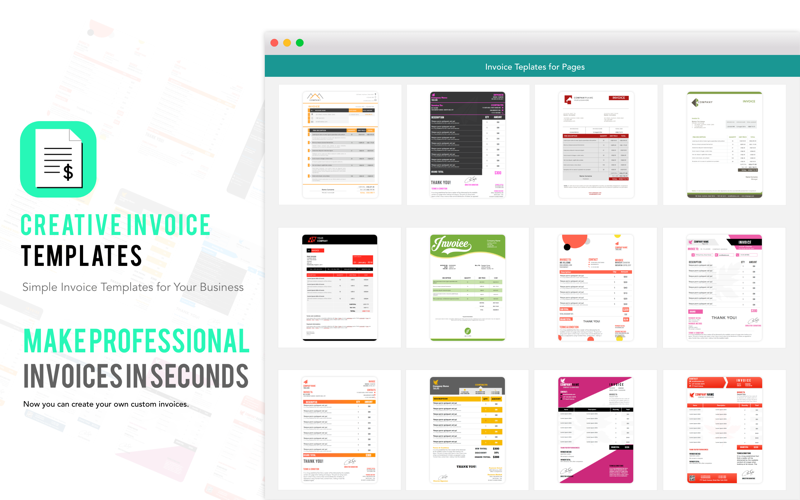 Invoice Templates for Pages at Mac App Store downloads and cost