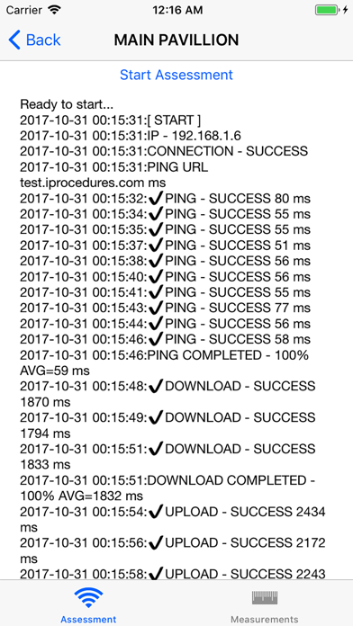Screenshot #1 pour iPro WiFi Assessment