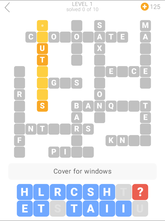 I Love Crosswords iPad screenshot 2 - Games app