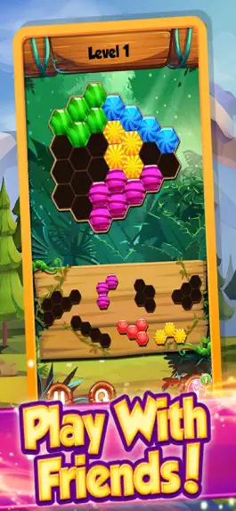 Game screenshot джунгли шестиугольник паззл mod apk