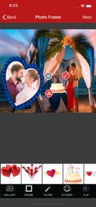 Anniversary photo frames screenshot #4 for iPhone