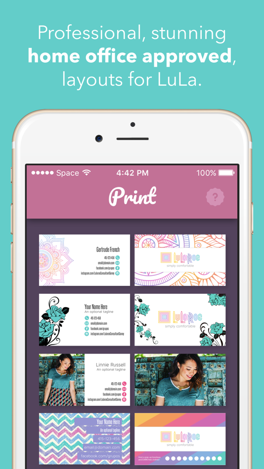 #3. LuLa Print (iOS) By: Renan Protector