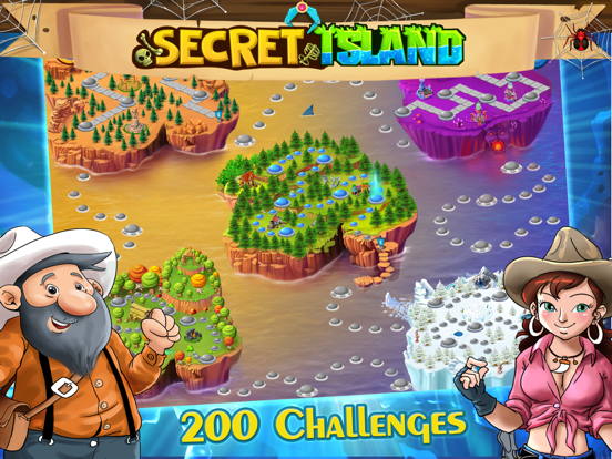 Gold Miner on Secret Islands iPad screenshot