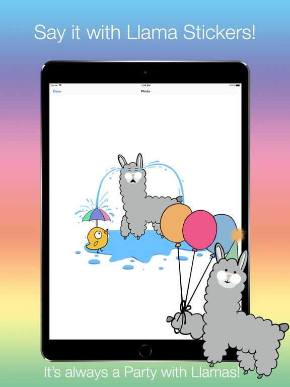 Cute Llama Stickers