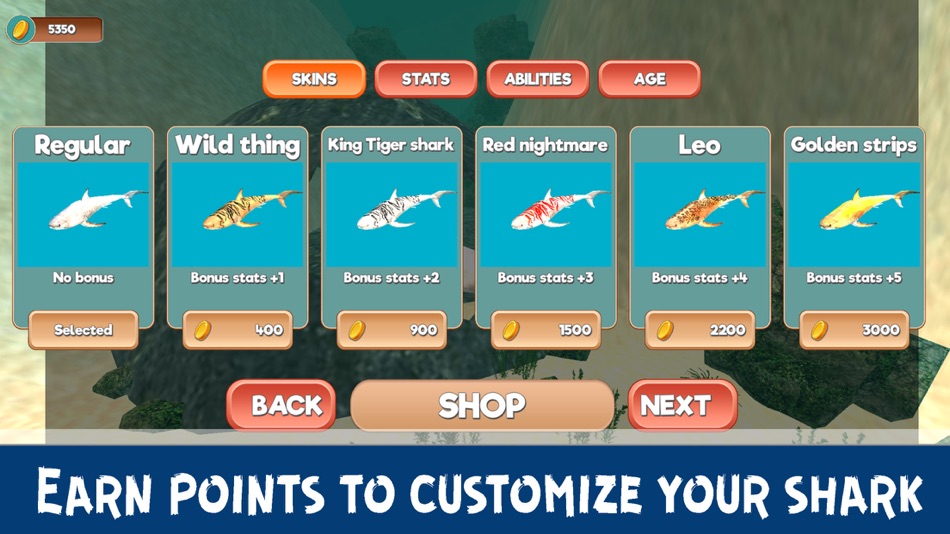 #4. Giant Tiger Shark Simulator 3D (iOS) 由: Juliia Blokhina