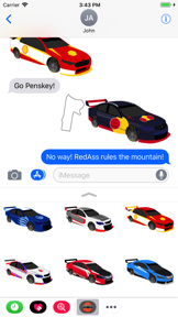 V8 Bathurst Supercars Stickers screenshot