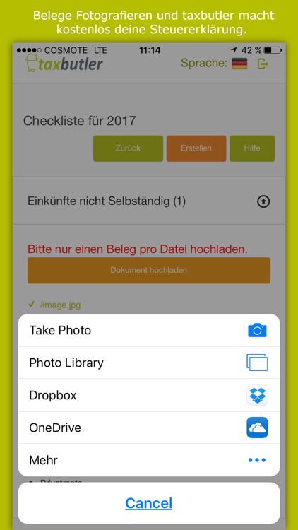 taxbutler, die smarte Steuererklärung