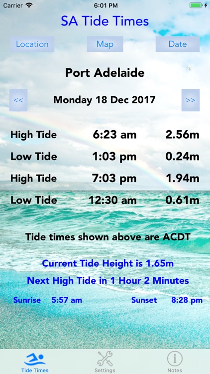 SA Tide Times