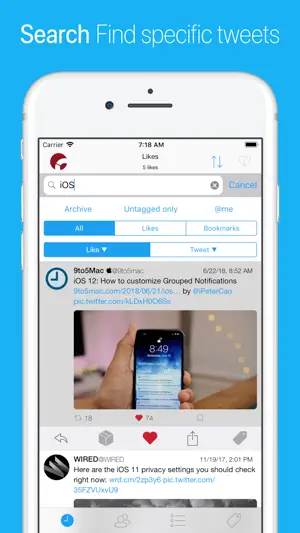 twlikes for Twitter screenshot 1