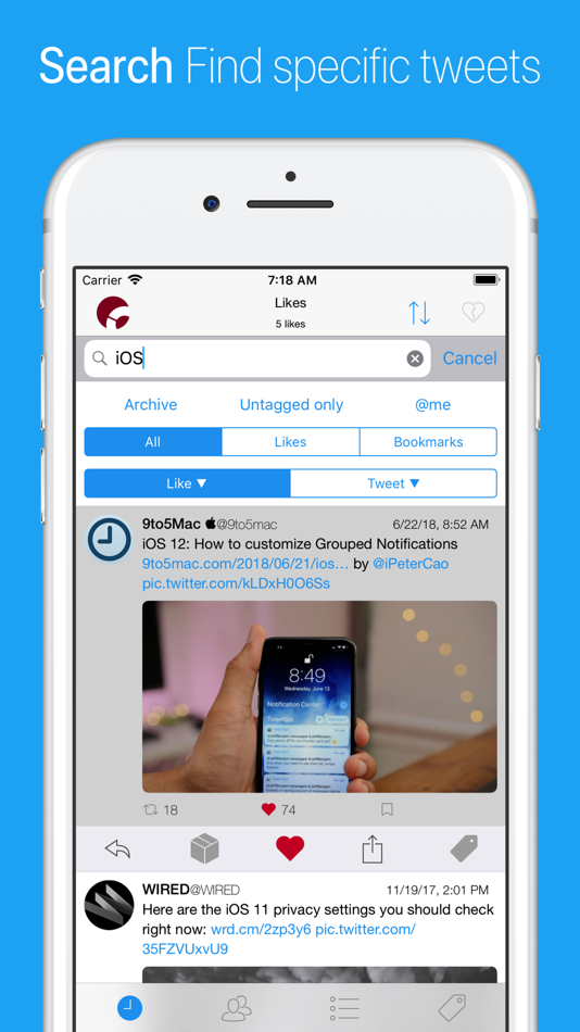 #1. twlikes for Twitter (iOS) 由: Kentaro Imai