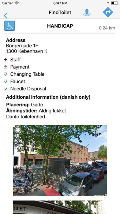 FindToilet Screenshot