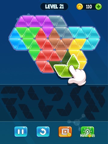 Hexa Block Tangram Puzzleのおすすめ画像4