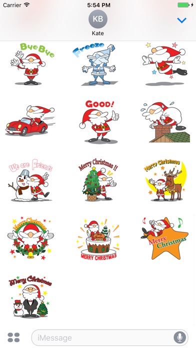 Animated Stickers Christmas screenshot 4