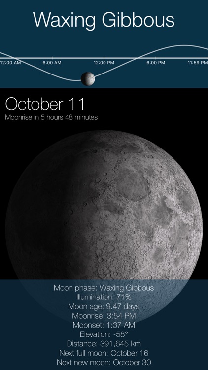 Lunar Phase Widget screenshot-3