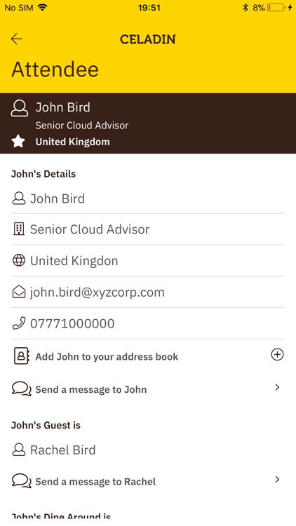 Celadin Event Attendee App screenshot-5