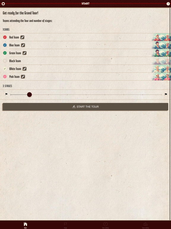 Flamme Rouge Companion iPad screenshot 1 - Utilities app