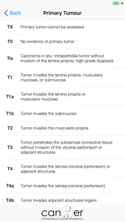 stomach cancer tnm staging aid iphone capturas de pantalla 3