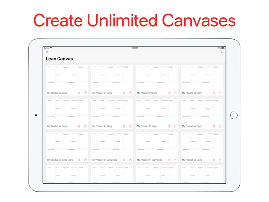 Screenshot #5 pour Lean Canvas