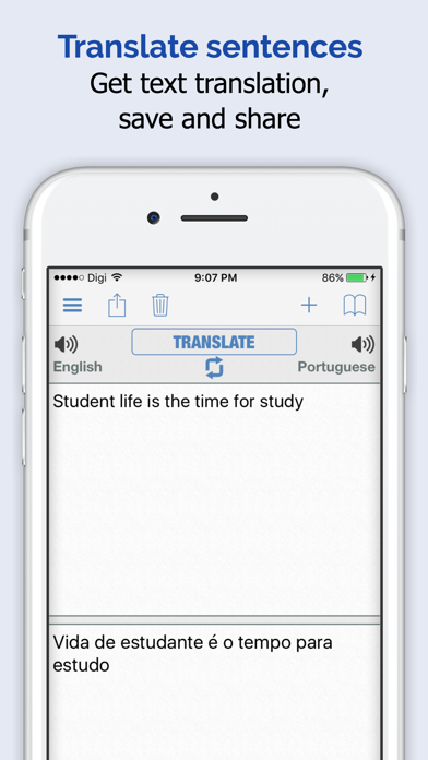 Portuguese Dictionary Elite Screenshot