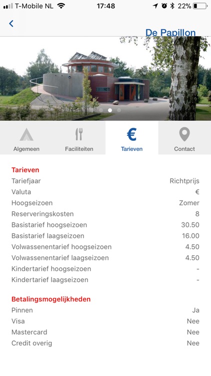 CampingApp Nederlands