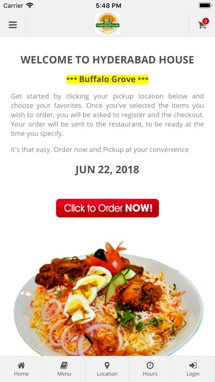 HHBuffaloGrove Online Ordering