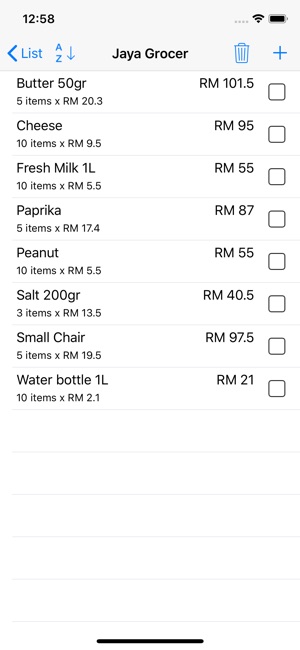 Shopping List - Simple