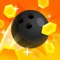 Throw your bowling ball as hard as you can and upgrade your stats