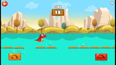 恐龙水上跳跃- 好玩的游戏 screenshot 3