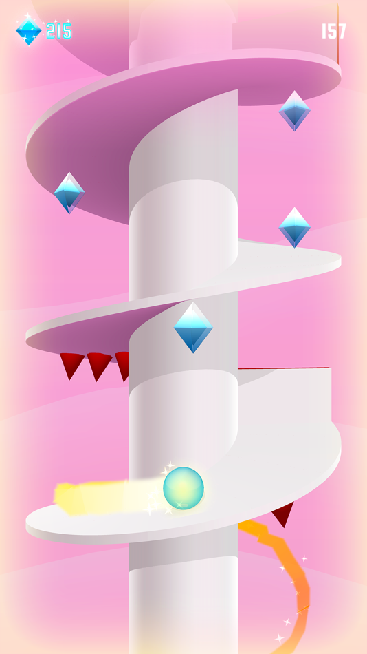 #3. Gravity Helix (iOS) 由: Full Fat Productions Ltd