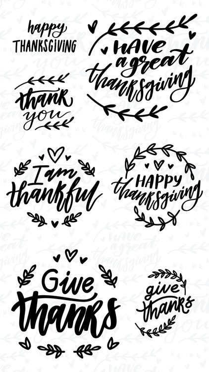 Thanksgiving Calligraphy!