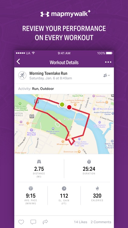 Map My Walk+ by Under Armour