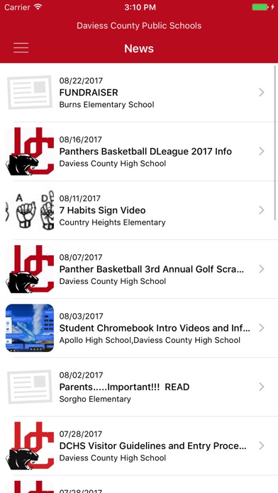 Daviess County School District screenshot 2