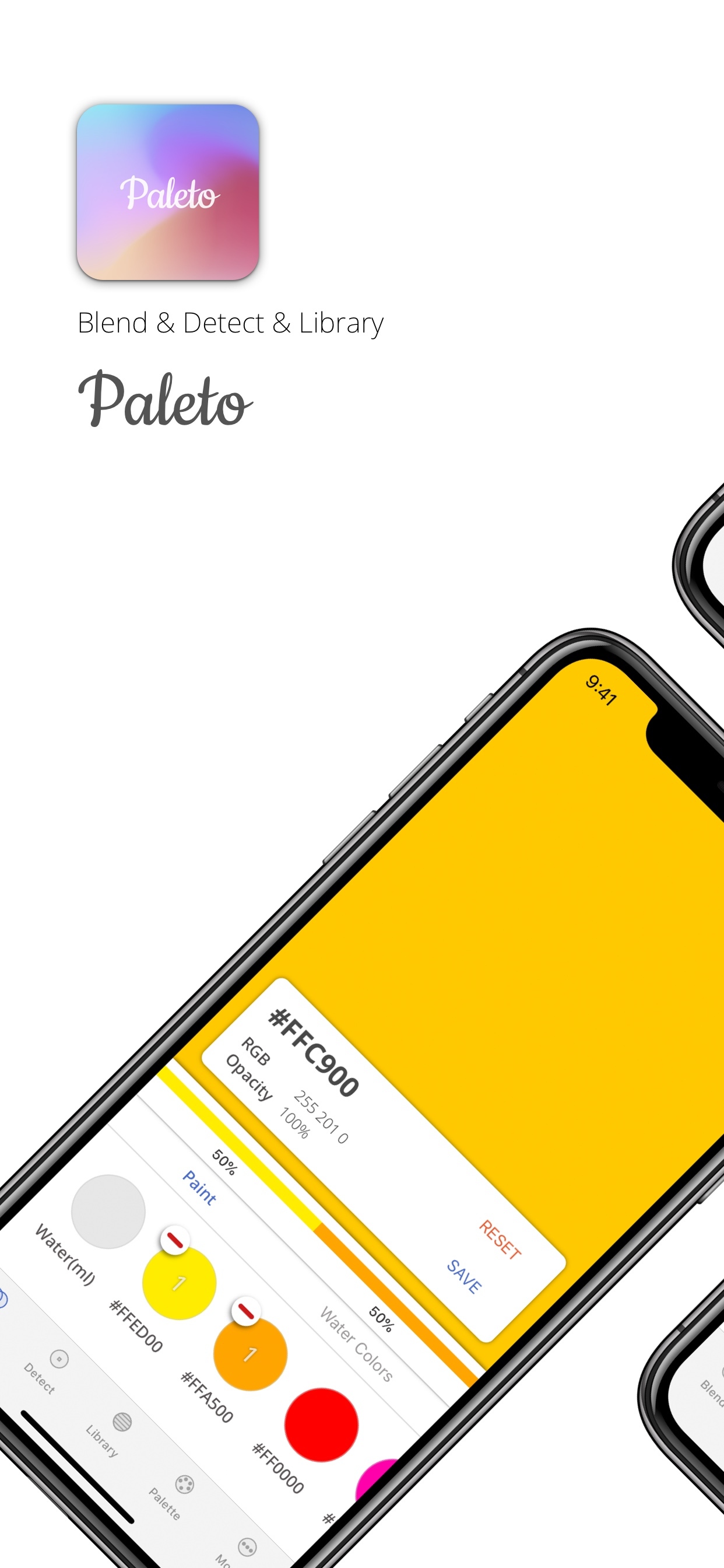 Paleto - mixing colors