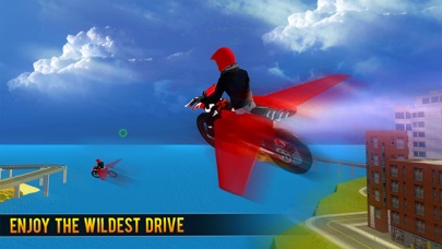 Flying Bike Beach Sim iPhone screenshot