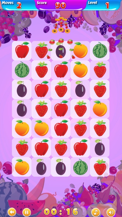Fruit match puzzle games